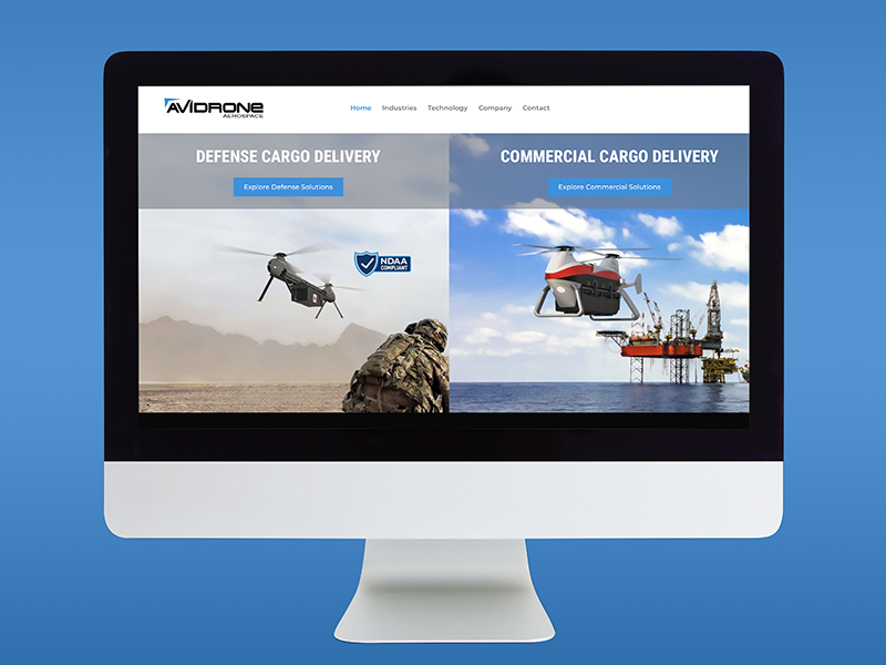 avidrone website home