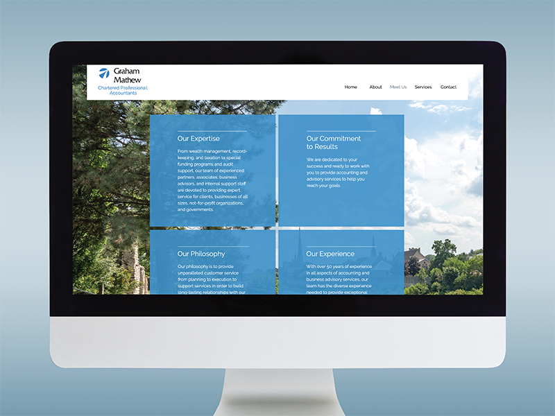 graham mathew chartered professional accountants website about page