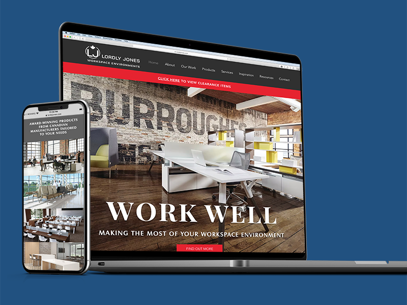 lordly jones workspace environments website