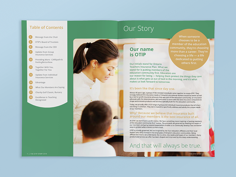 otip annual report 2014 inside spread