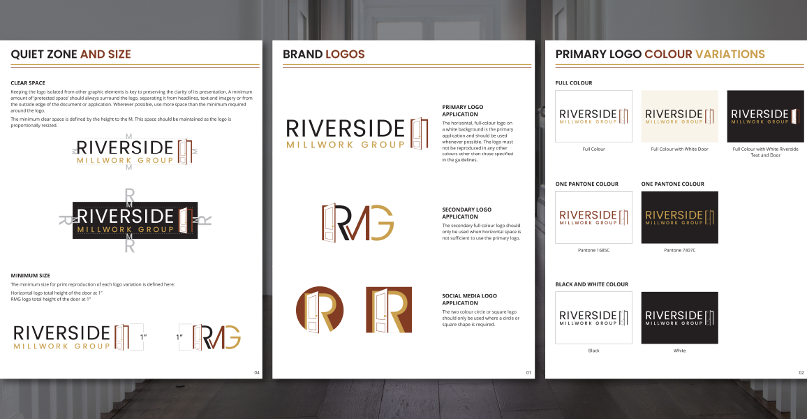 riverside millwork group brand guidelines